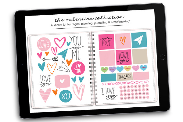 Digital Stickers | Valentine's Day
