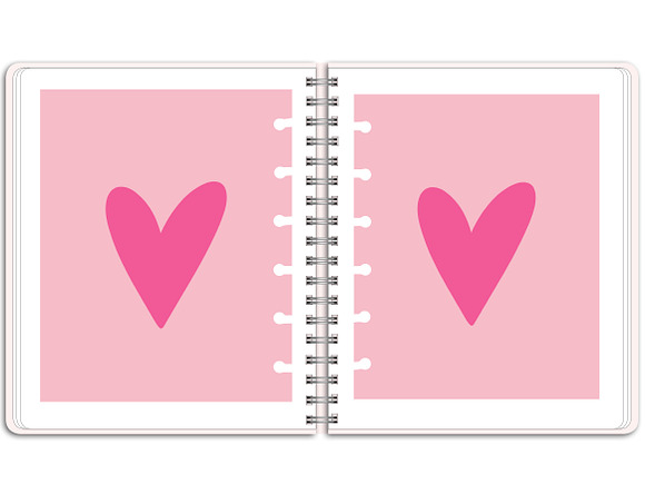 Digital Stickers | Valentine's Day in Photoshop Shapes - product preview 4