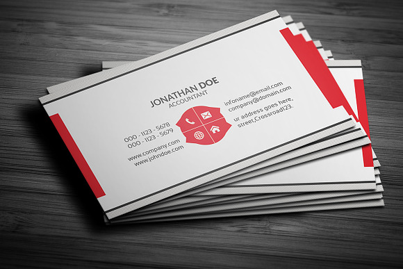 Business Card  in Business Card Templates - product preview 3