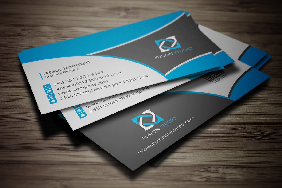 Color Business Card  in Business Card Templates - product preview 8