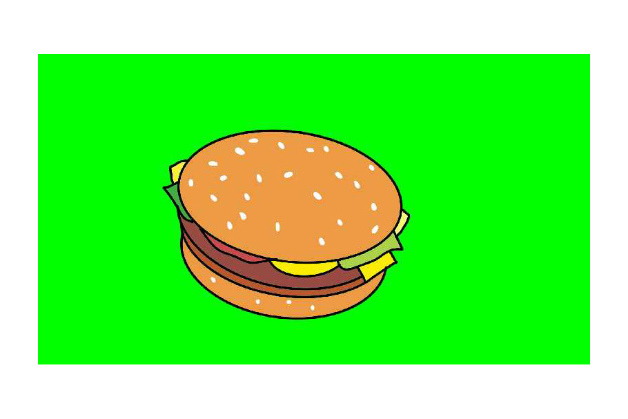 Morphing Junk Foods 2D Animation