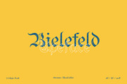 Bielefeld typeface font