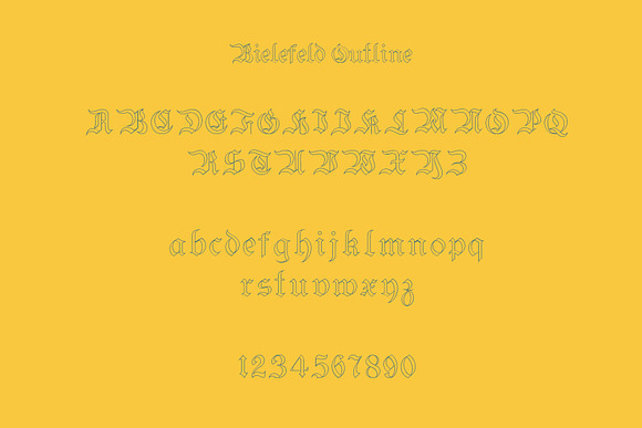 Bielefeld typeface font in Blackletter Fonts - product preview 3