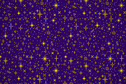 Golden stars on purple pattern