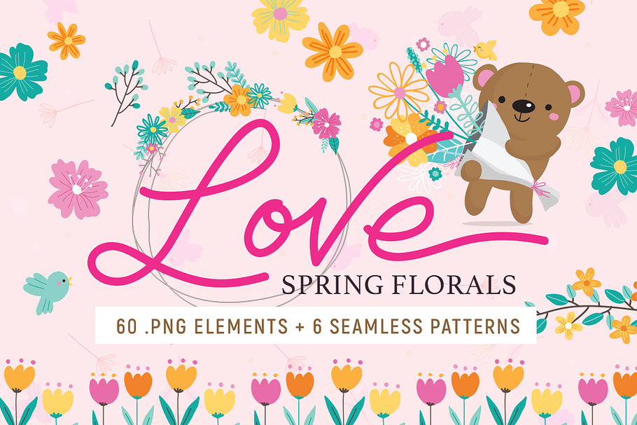 Love Spring Florals in Illustrations - product preview 8