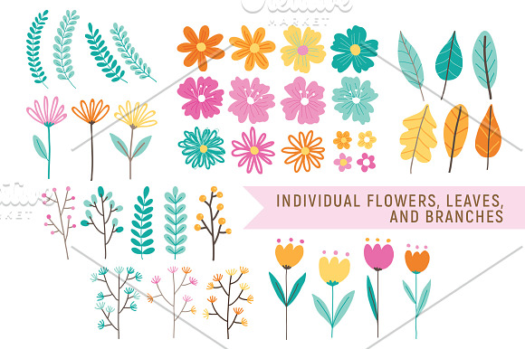 Love Spring Florals in Illustrations - product preview 1