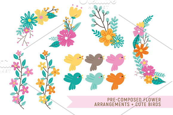 Love Spring Florals in Illustrations - product preview 2