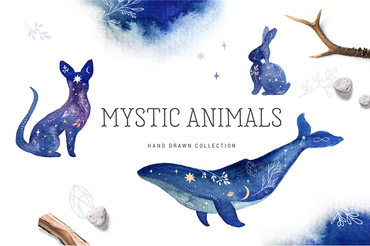 Mystic Animals collection in Illustrations - product preview 8