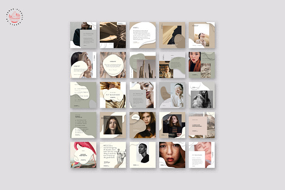 IVY - Minimal Organic Social Kit in Instagram Templates - product preview 10