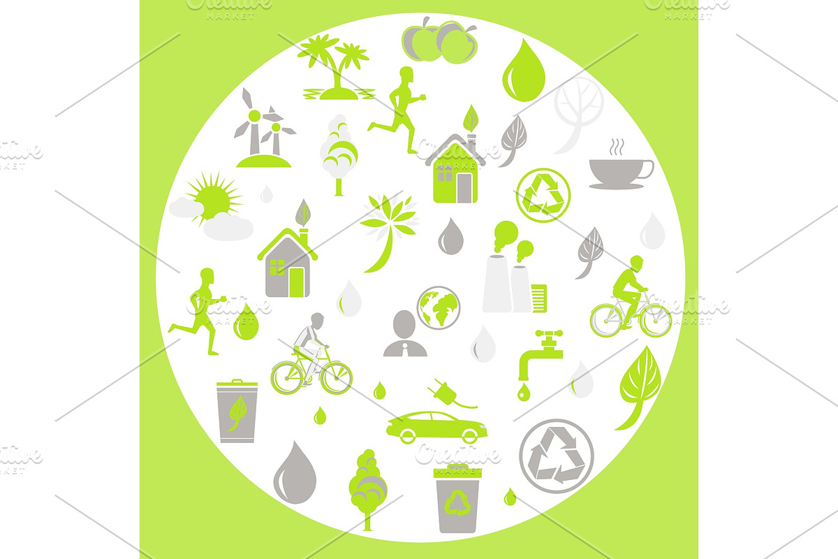 Green Ecology and Earth Protection in Illustrations - product preview 8