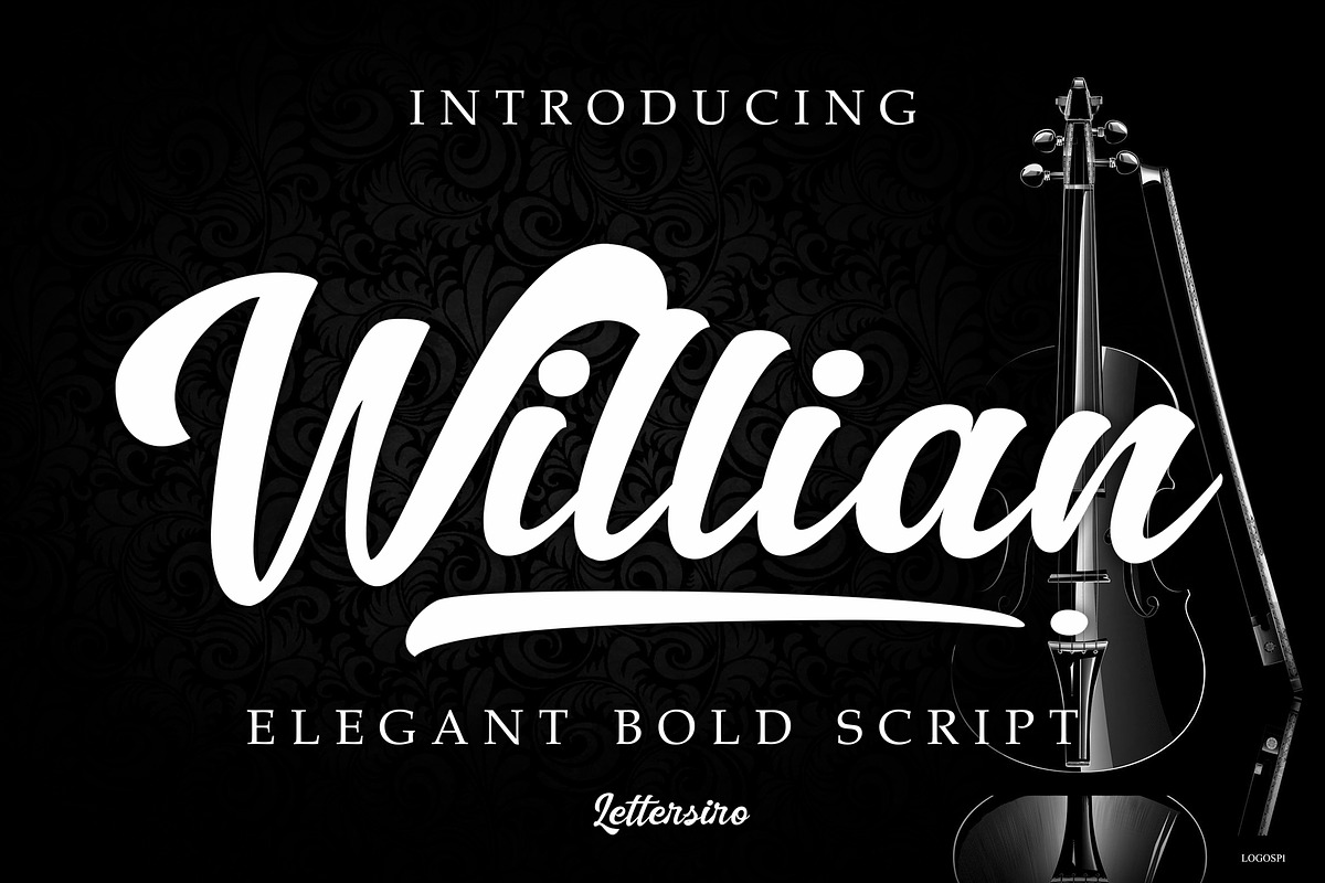 Willian - Elegant Bold Script in Script Fonts - product preview 8