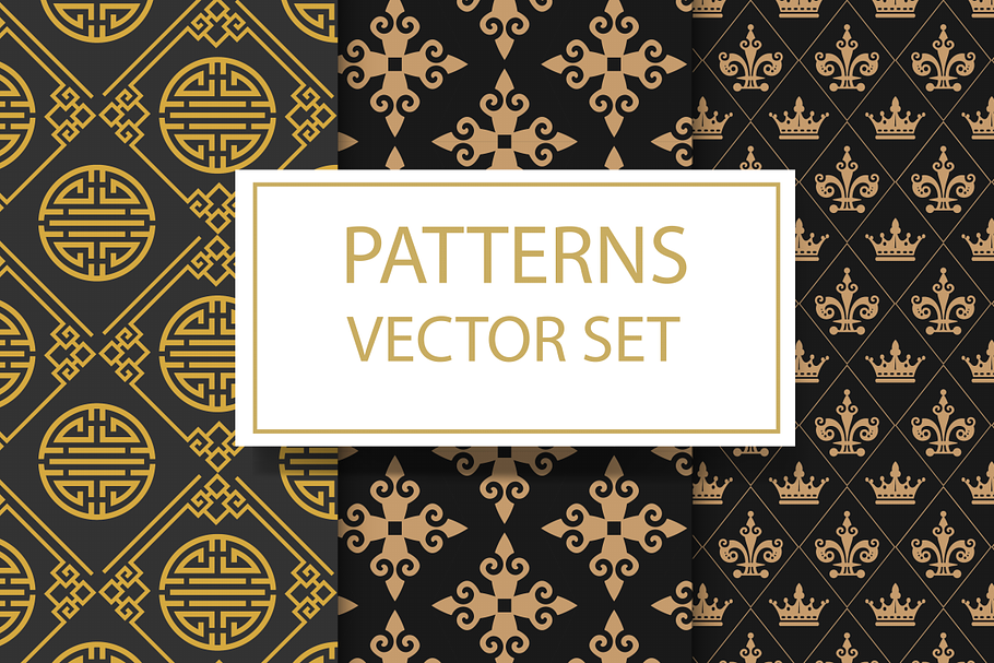 Asian seamless patterns in Patterns - product preview 8