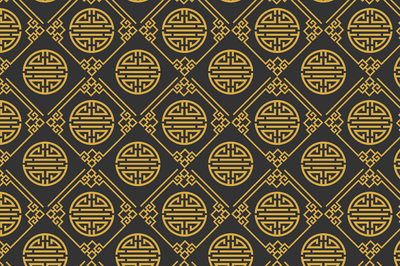 Asian seamless patterns in Patterns - product preview 1
