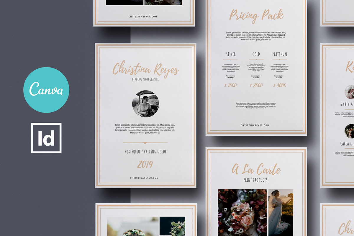 Photography Pricing Guide Canva in Magazine Templates - product preview 8