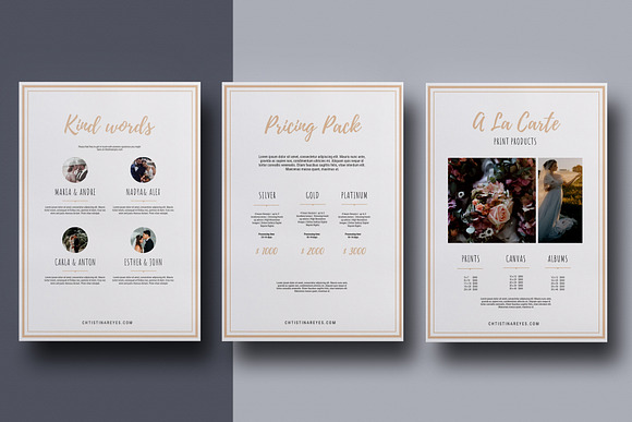 Photography Pricing Guide Canva in Magazine Templates - product preview 1