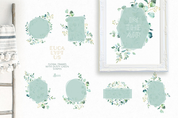 Eucalyptus. Watercolor Collection in Illustrations - product preview 5