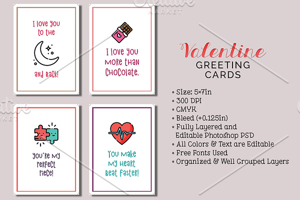 6 Valentine's Day Cards