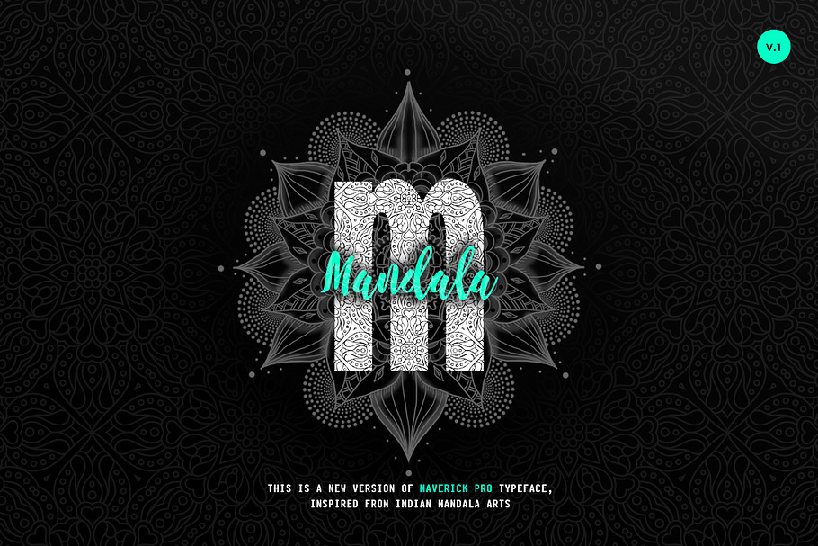 Maverick Mandala - Textured Typeface in Display Fonts - product preview 8