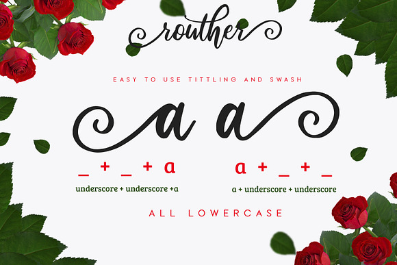 routher - beautiful script font in Script Fonts - product preview 2