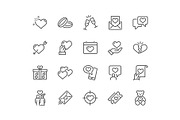 Line Love Icons