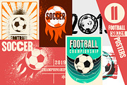 Football/Soccer vintage posters.
