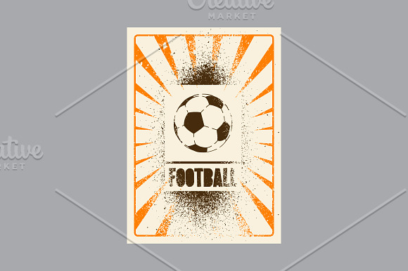 Football/Soccer vintage posters. in Illustrations - product preview 2