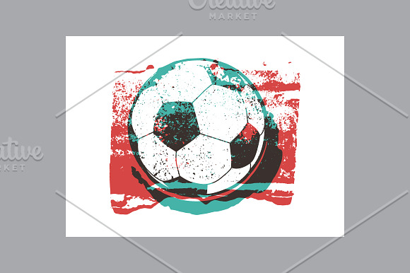 Football/Soccer vintage posters. in Illustrations - product preview 6