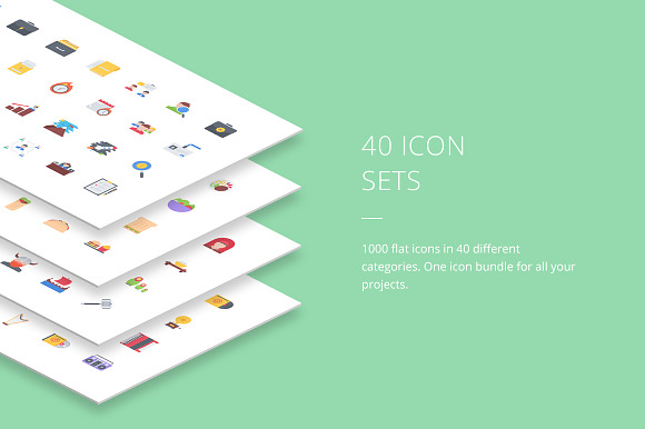 Earth Icons. Flat Style. 1 000 in Icons - product preview 2