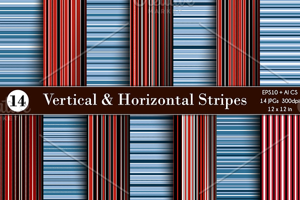 Vertical and Horizontal Stripes
