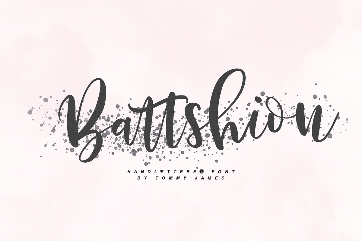 Battshion in Script Fonts - product preview 8