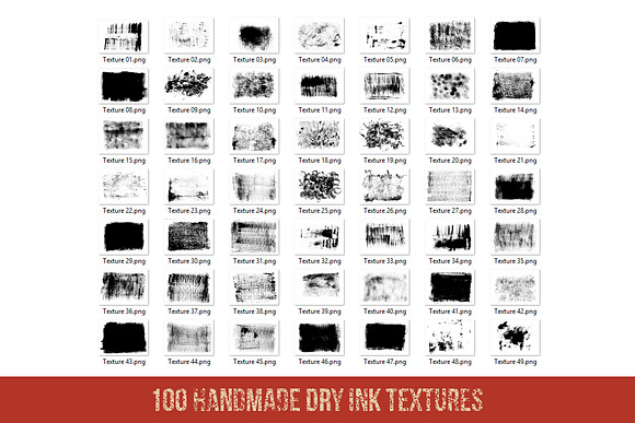 Dry Ink - Ultimate 100 Textures Pack in Textures - product preview 8