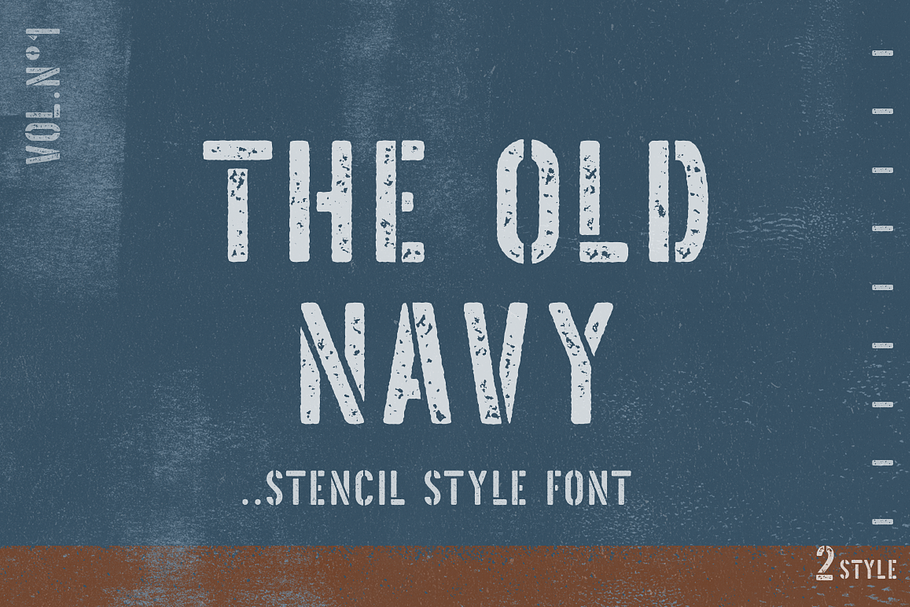 The Old Navy in Military Fonts - product preview 8