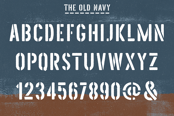 The Old Navy in Military Fonts - product preview 4