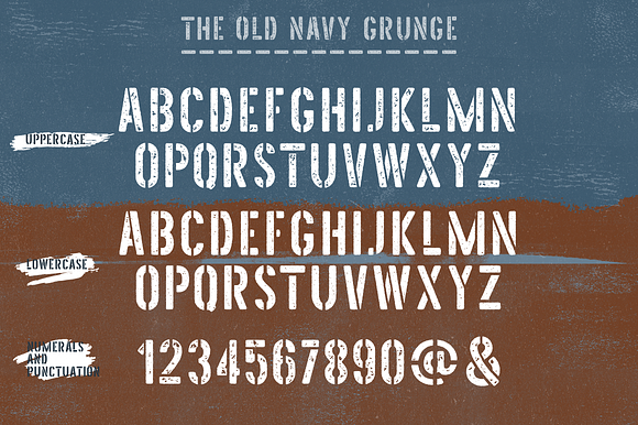 The Old Navy in Military Fonts - product preview 5