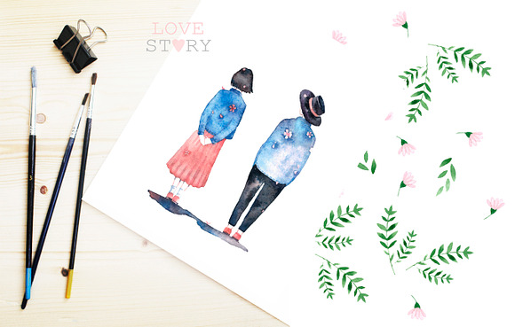 Love Story in Illustrations - product preview 5