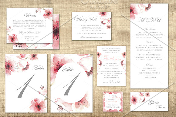 Wedding Invitation Suite - Chelsea in Wedding Templates - product preview 1