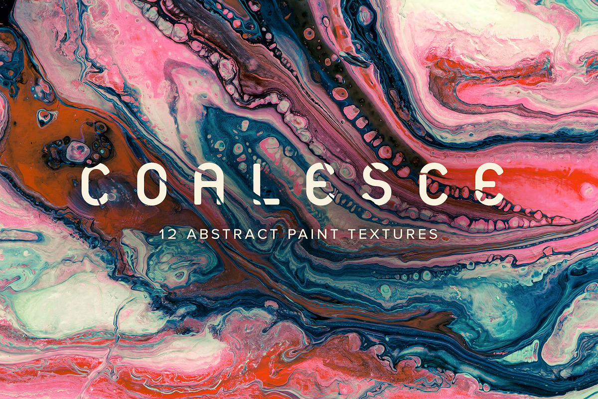 Coalesce: 12 Abstract Paint Textures in Textures - product preview 8