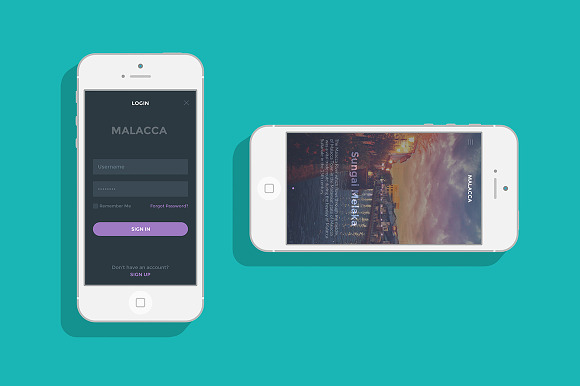 App Mock-Up in Mobile & Web Mockups - product preview 2