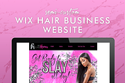 Wix Hair Business Website Template