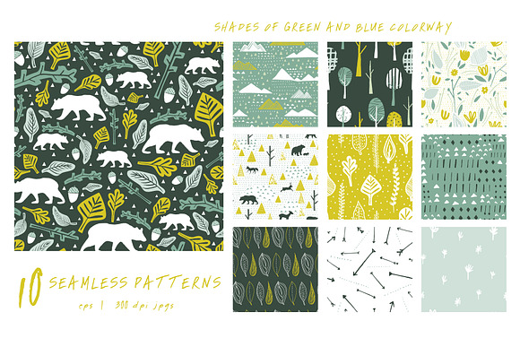 Woodlands | Seamless Patterns in Patterns - product preview 1