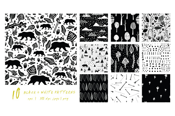 Woodlands | Seamless Patterns in Patterns - product preview 6