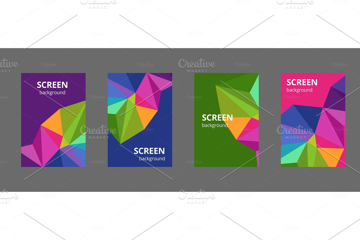 Multicolor polygonal illustration in Illustrations - product preview 8