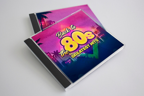 80s Retro Watercolor backgrounds. in Textures - product preview 5