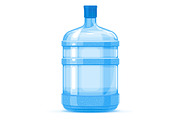 Plastic water bottle container