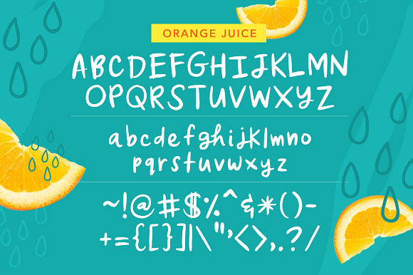 Orange Juice Font in Display Fonts - product preview 3