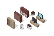 Set of Furniture Vectors in