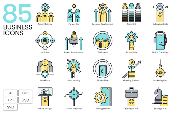 1400+ Icons - Aqua Vector Bundle in Contact Icons - product preview 7