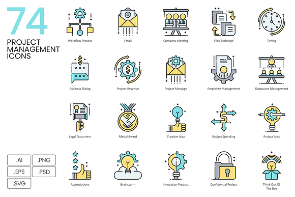 1400+ Icons - Aqua Vector Bundle in Contact Icons - product preview 11