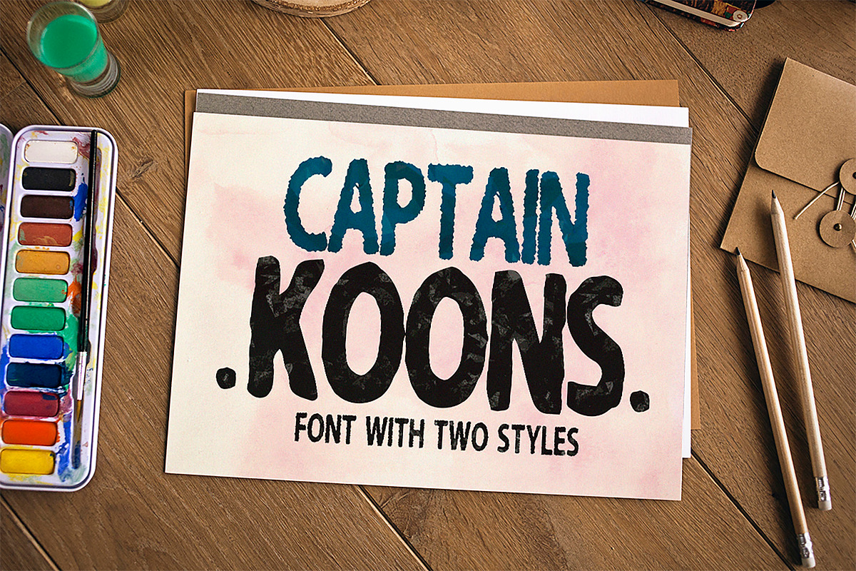 Captain Koons in Display Fonts - product preview 8