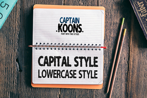 Captain Koons in Display Fonts - product preview 2